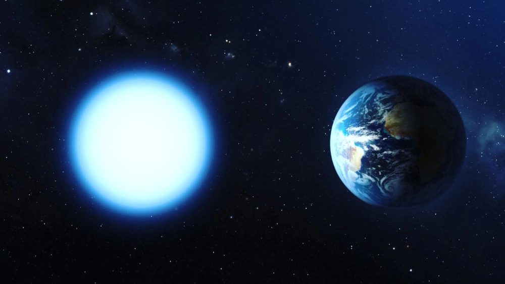 Khối lượng sao lùn trắng nhỏ nhưng nặng kinh ngạc