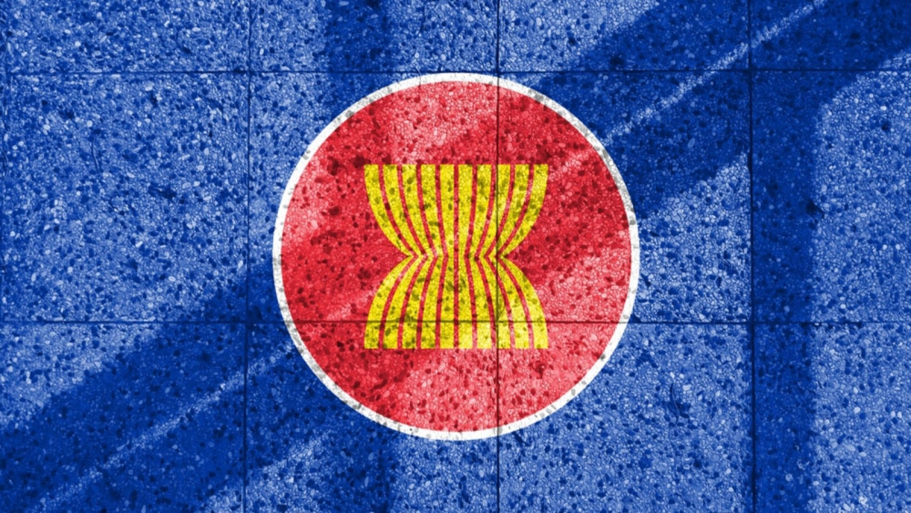 Quốc kỳ ASEAN vector dùng trong thiết kế giáo dục