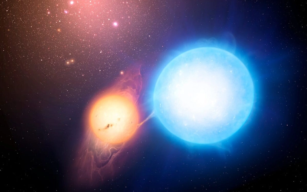 Sao đôi quan sát được nhờ kính thiên văn hiện đại