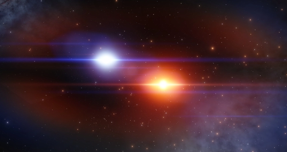 Quỹ đạo của sao đôi tạo nên vũ điệu hấp dẫn