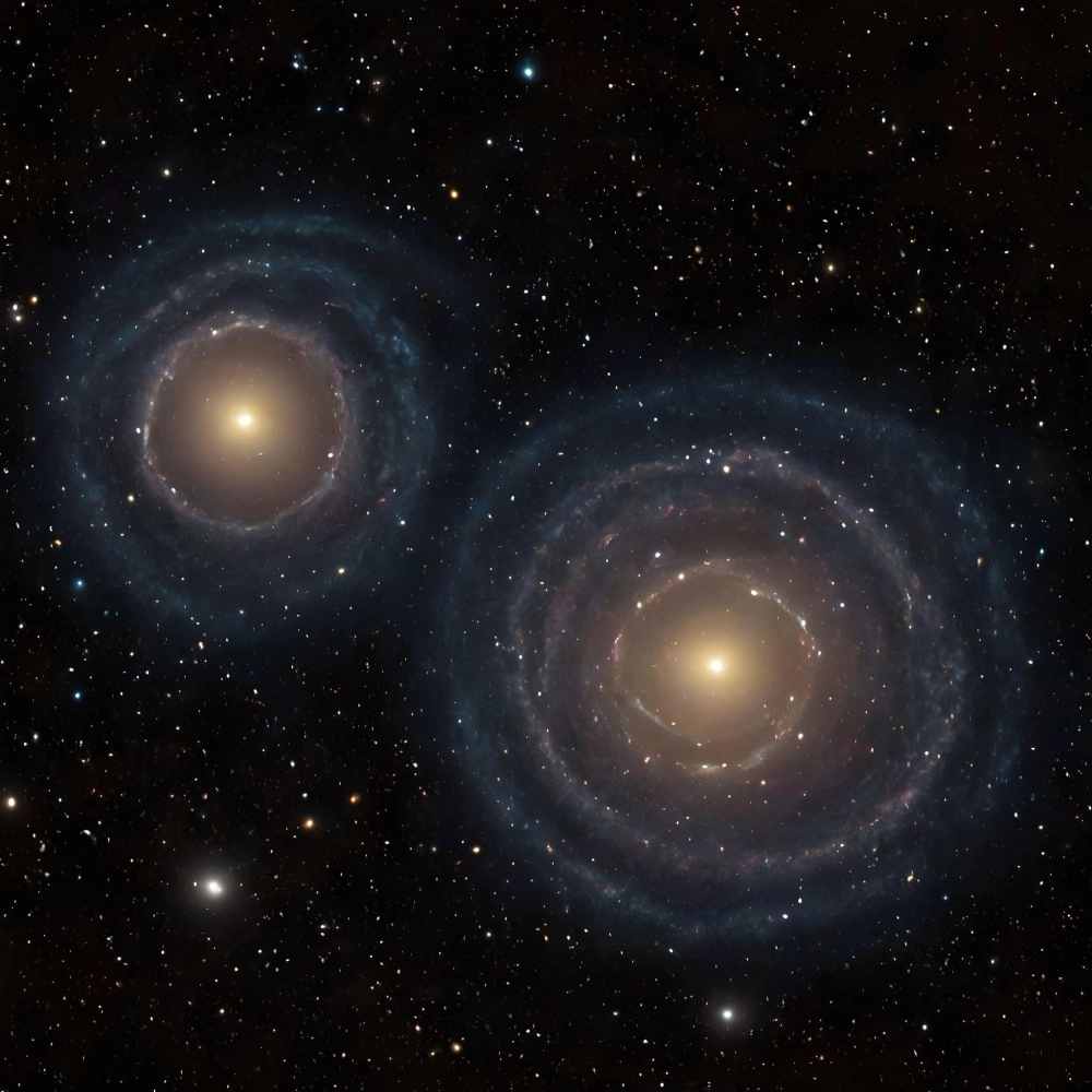 Sao đôi thiên văn mang vẻ đẹp hài hòa vũ trụ