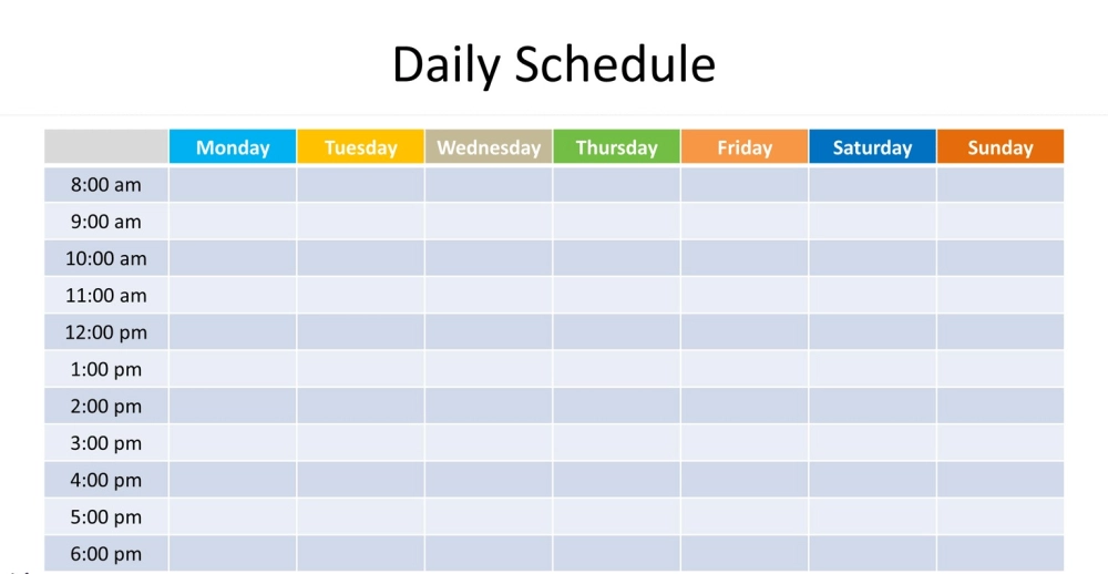 Lịch trình hàng ngày hợp lý giảm căng thẳng