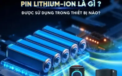 Pin lithium-ion thường dùng trong thiết bị nào nhất?