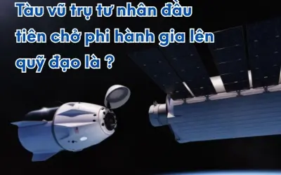 Tàu vũ trụ tư nhân nào lần đầu chở người vào không gian?