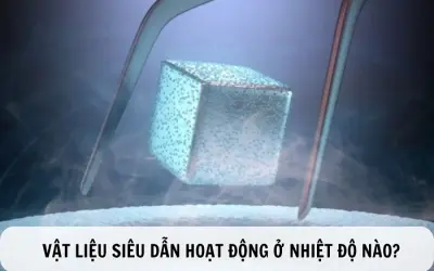 Nhiệt độ hoạt động của vật liệu siêu dẫn là bao nhiêu