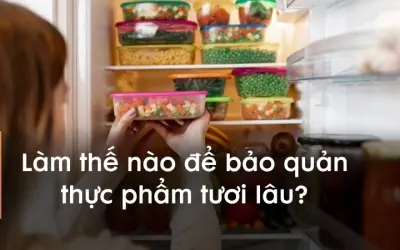 Làm thế nào để bảo quản thực phẩm tươi lâu đúng cách?
