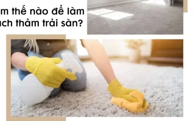 Làm thế nào để làm sạch thảm trải sàn hiệu quả tại nhà?