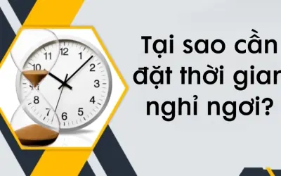 Tại sao cần đặt thời gian nghỉ ngơi trong quản lý thời gian?
