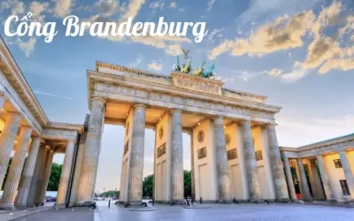 Cổng Brandenburg biểu tượng lịch sử nổi tiếng tại Berlin