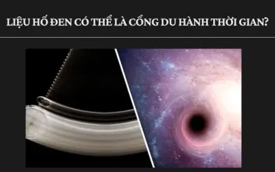 Liệu hố đen có thể là cổng du hành thời gian không?