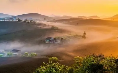 Mùa đông sương mù Mộc Châu đẹp như miền cổ tích