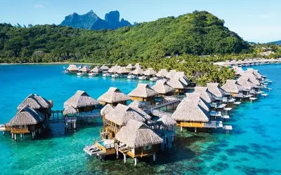 Khám phá mùa hè bãi biển Bora Bora Pháp tuyệt đẹp mê say