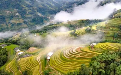 Mùa thu đồng lúa Bắc Kạn rực rỡ sắc vàng quyến rũ