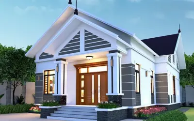 Xem ngay ảnh Nhà cấp bốn nông thôn tiện nghi hiện đại
