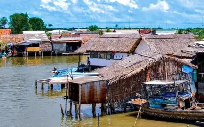 Chiêm ngưỡng ảnh Nhà mái lá Cà Mau độc đáo miền Tây