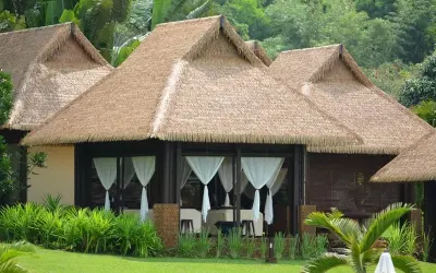 Tổng hợp ảnh Nhà mái lá Long An kiến trúc truyền thống