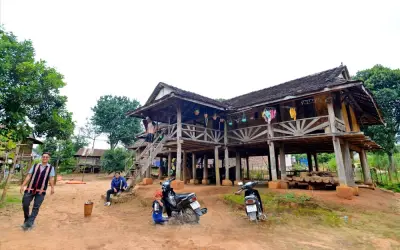 Chiêm ngưỡng những ảnh Nhà sàn Ba Na Đà Lạt đầy thơ mộng