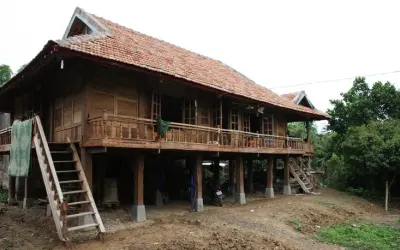 Tổng hợp ảnh Nhà sàn Ba Na Kon Tum độc đáo và ấn tượng