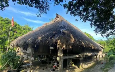 Ảnh Nhà sàn Mường Hòa Bình cổ kính lưu giữ hồn dân tộc