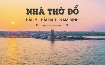 Nhà thờ đổ Hải Lý biểu tượng du lịch hoang sơ Nam Định