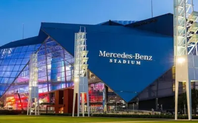 Khám phá sân vận động Mercedes-Benz Stadium nổi tiếng Mỹ