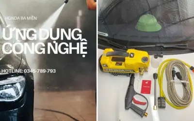 Khám phá cấu tạo kỹ thuật tạo nên sức mạnh máy rửa xe Honda