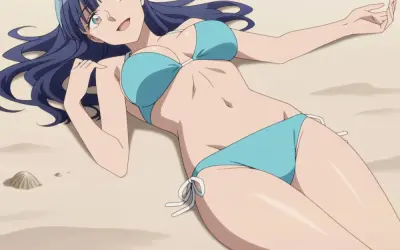 Gái xinh vú to anime thần thái quyến rũ đôi mắt sâu hút hồn