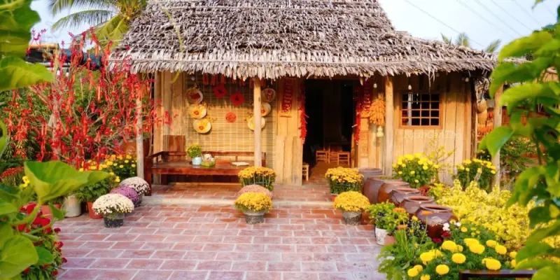 Tuyển chọn ảnh Nhà lá miền Tây mang nét đẹp chân phương