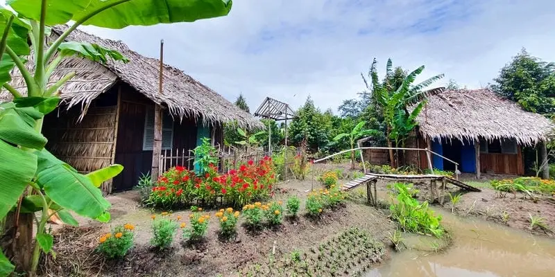 Bộ ảnh Nhà lá Sóc Trăng mang đậm nét quê mộc mạc xưa