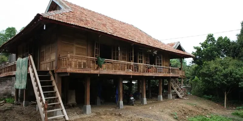 Tổng hợp ảnh Nhà sàn Ba Na Kon Tum độc đáo và ấn tượng