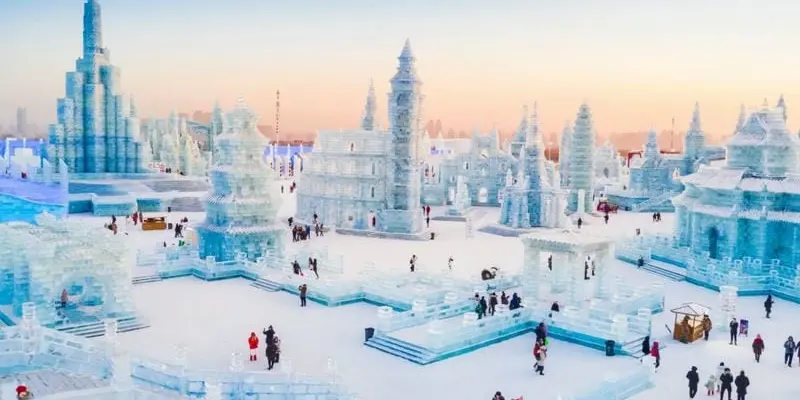 Tháp Cáp Nhĩ Tân – Biểu tượng kiến trúc bên sông Tùng Hoa