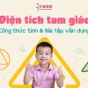 Bí quyết tính diện tích tam giác vuông cân đơn giản và hiệu quả