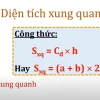 Công thức tính diện tích hình hộp chữ nhật chuẩn xác và ứng dụng