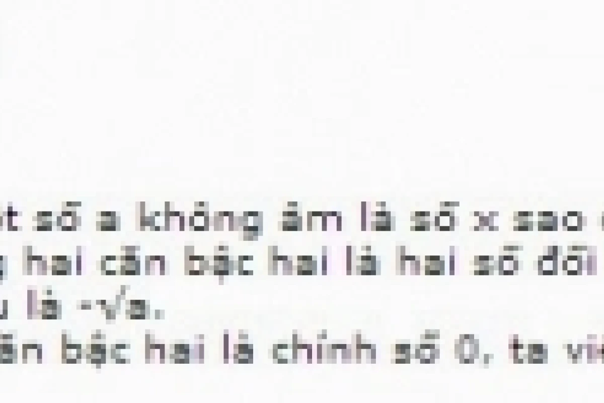 Tìm hiểu Căn bậc hai: Khái niệm, tính chất và ứng dụng