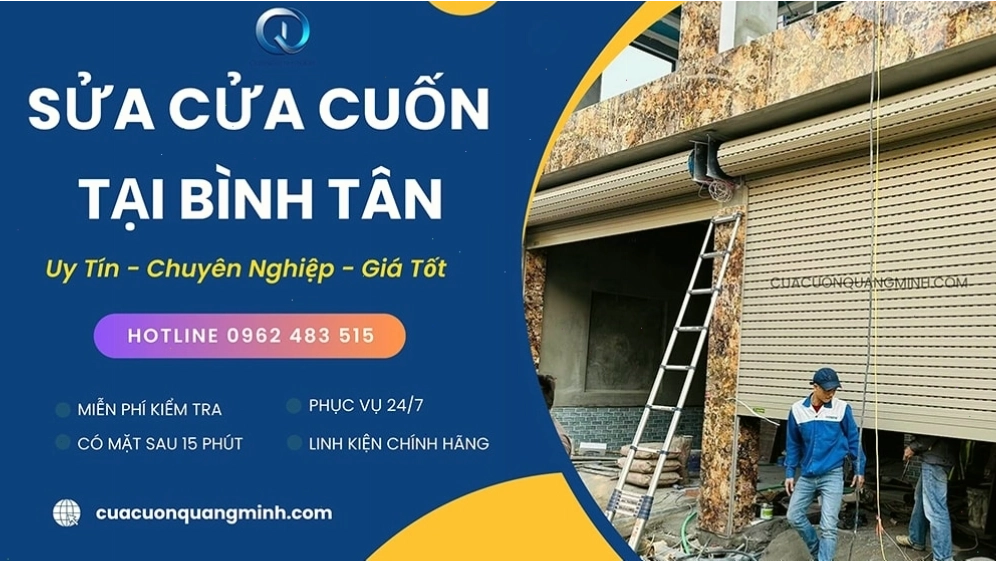 Bản đồ các phường tại quận Tân Bình nơi dịch vụ sửa cửa cuốn hoạt động