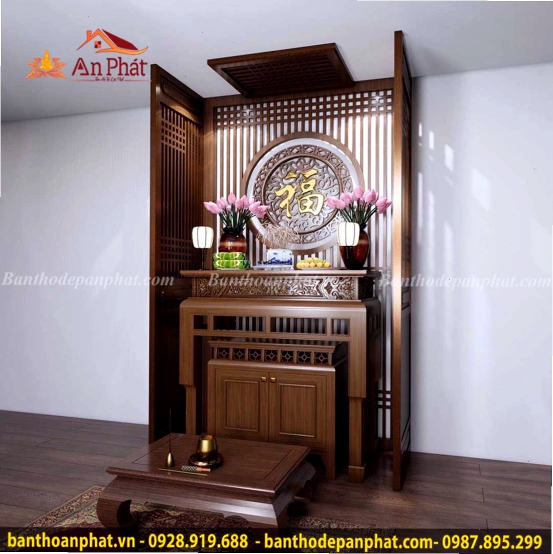 Bàn thờ chung cư hiện đại BTD2179 với thiết kế tối giản