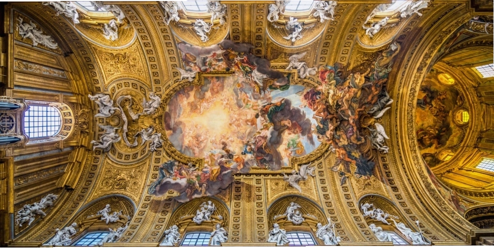 Bích họa trần nhà trong kiến trúc Baroque