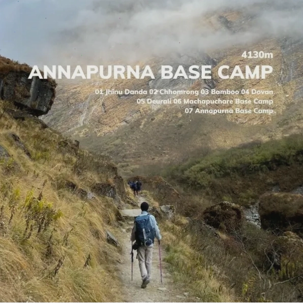 Bình minh rực rỡ trên đỉnh Annapurna, tạo nên khung cảnh ngoạn mục