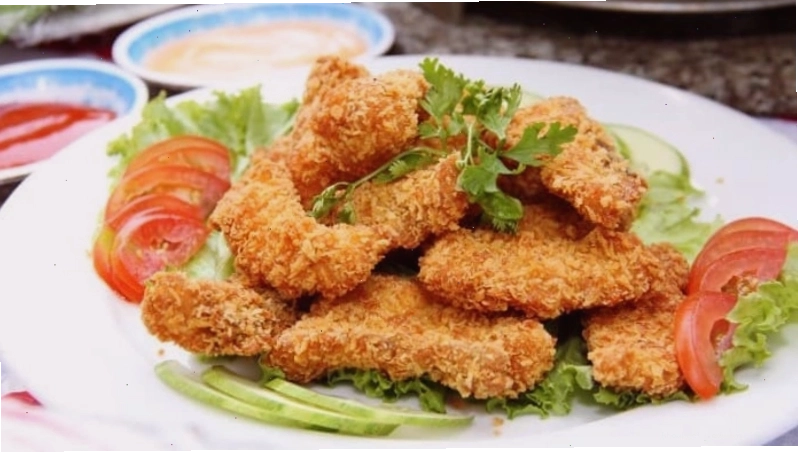 Cá trắm cỏ chiên giòn hấp dẫn