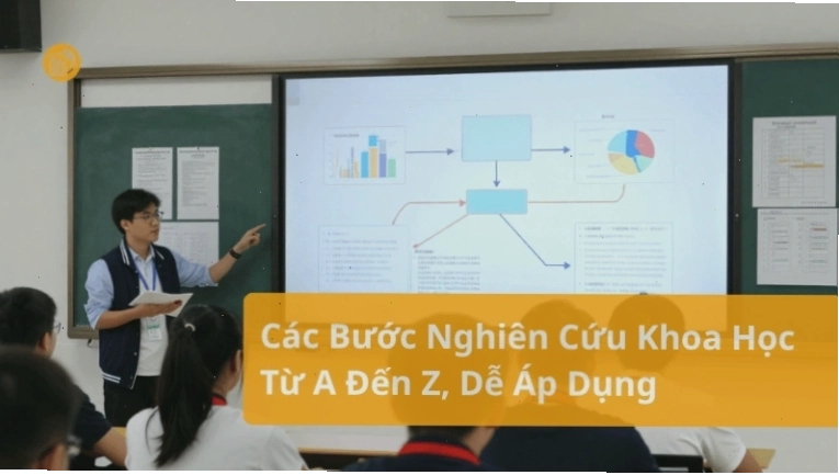 Các bước nghiên cứu khoa học theo quy trình chuẩn