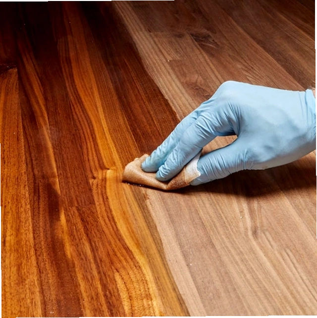 Các loại sơn gỗ 2K và cọ quét dùng để sơn cửa gỗ cũ