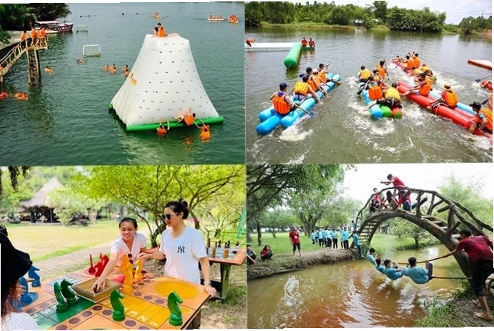 Các món hải sản tươi ngon tại Khu Du Lịch Sinh Thái Bò Cạp Vàng