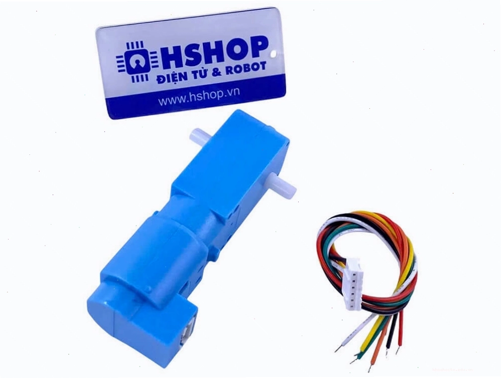 Cận cảnh bộ phận encoder trên động cơ