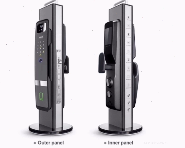 Cận cảnh thiết kế tinh tế của khóa cửa nhận diện khuôn mặt Denso Lock FI9