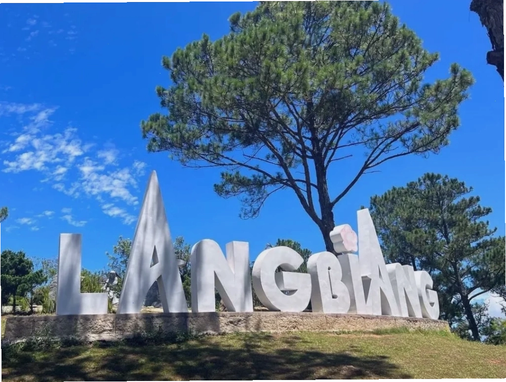 Cảnh quan hùng vĩ nhìn từ đỉnh Langbiang