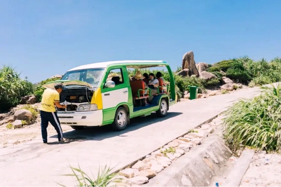 Cảnh quan thiên nhiên hoang sơ trên đảo Cù Lao Xanh