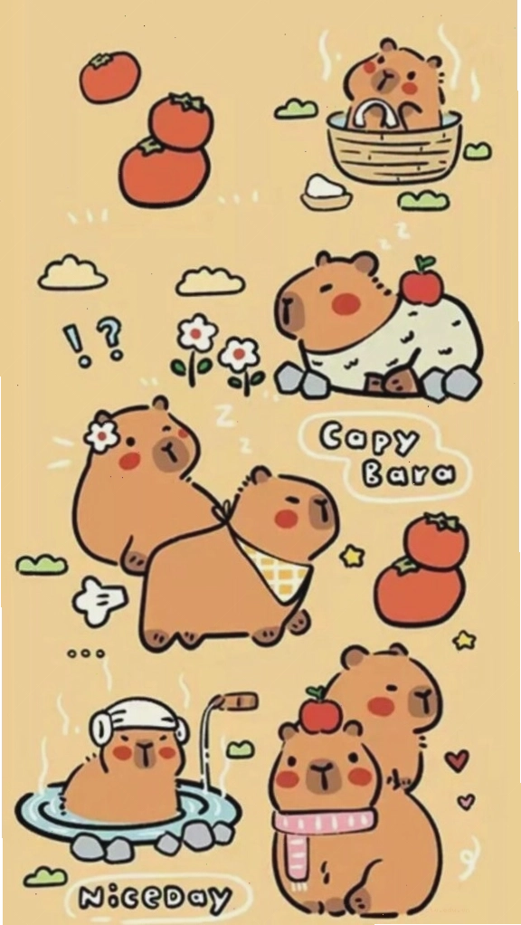 Capybara ngồi bên cạnh cốc cà phê