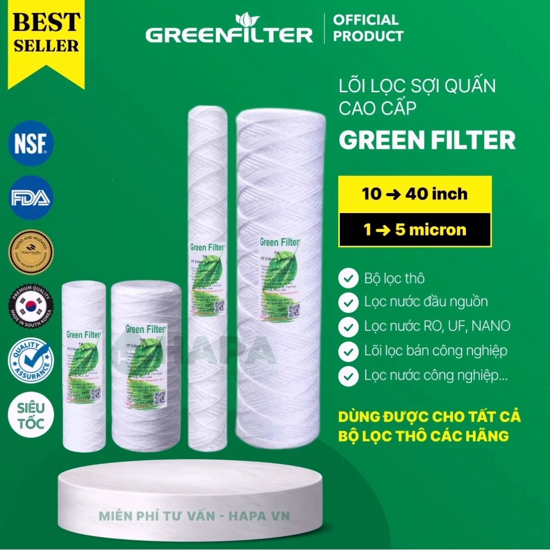 Cấu tạo lõi lọc sợi quấn