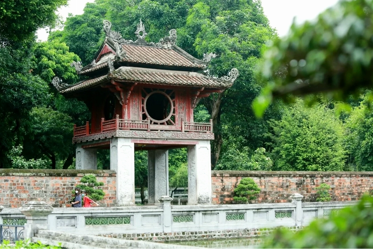 Chi tiết kiến trúc Khuê Văn Các tại Văn Miếu