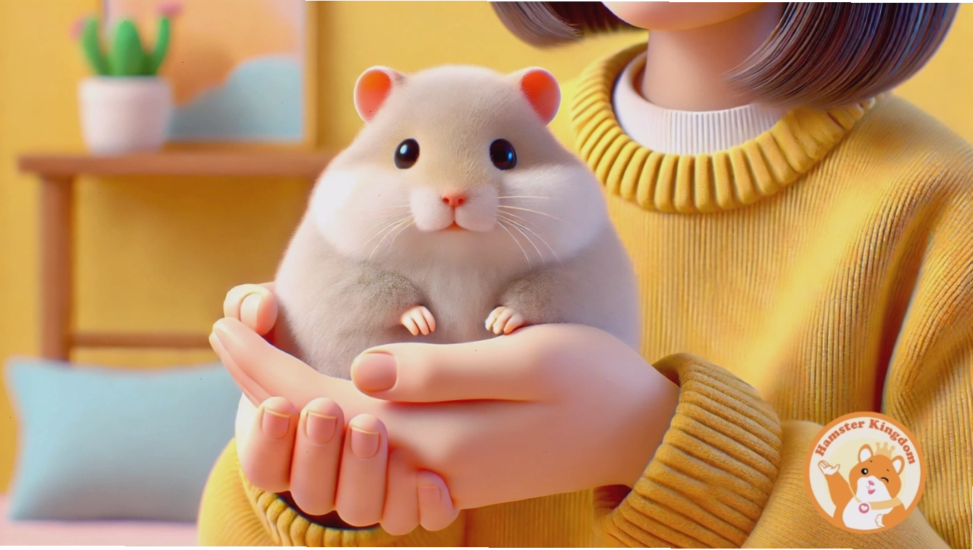 Chuột Hamster Bear đang ngủ trong nhà